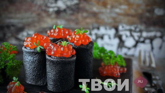 Рецепт Блины с икрой