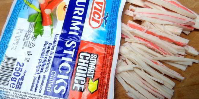 Рецепт блины с крабовым припеком