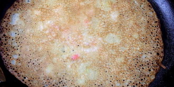 Рецепт блины с крабовым припеком