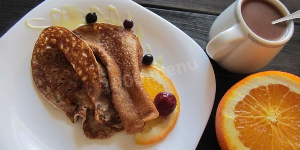 Как приготовить блины с кукурузными отрубями