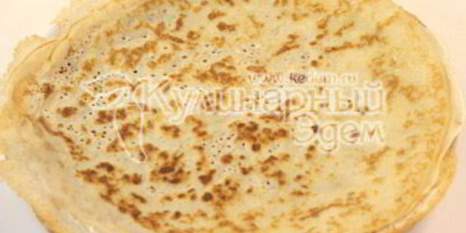 Рецепт блины с лососем