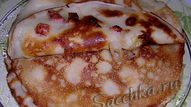 Рецепт Блины с припеками