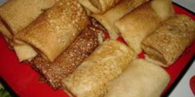 Рецепт блины с языком