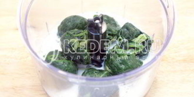 Рецепт блины со шпинатом