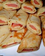 Блины Царские с красной рыбой