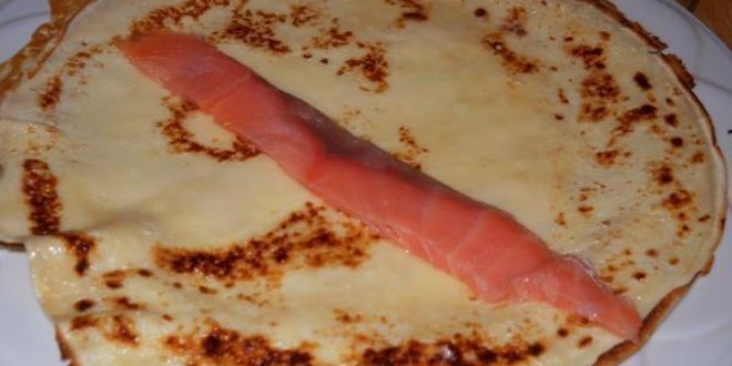 Рецепт блины царские с красной рыбой