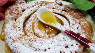 Рецепт Блины Улитка на томатном соке