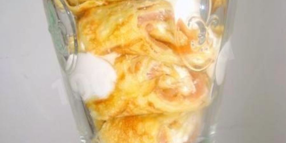 Как приготовить блины в бокале