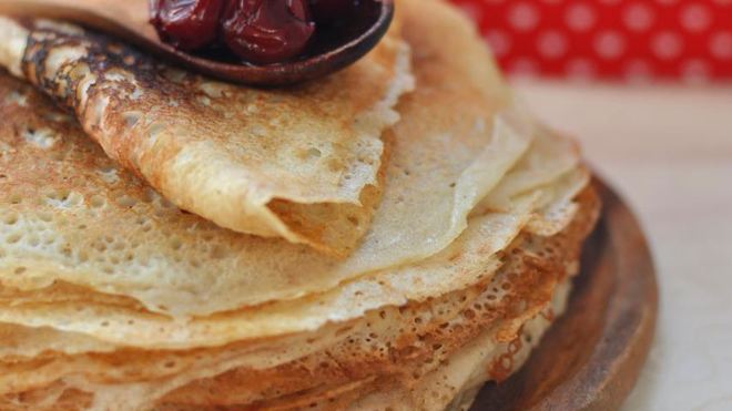 Рецепт Блины заварные молочные