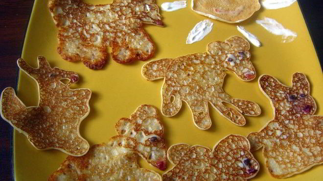 Рецепт Детские блинчики Блинная сказка