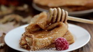 Рецепт Дрожжевые блины на кислом молоке