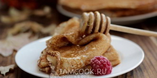 Рецепт дрожжевые блины на кислом молоке