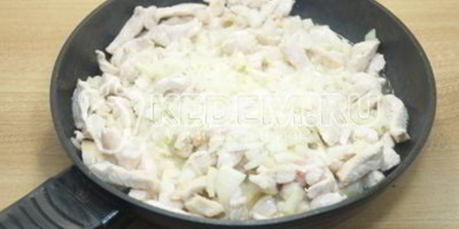 Рецепт фаршированные блины с курицей и грибами