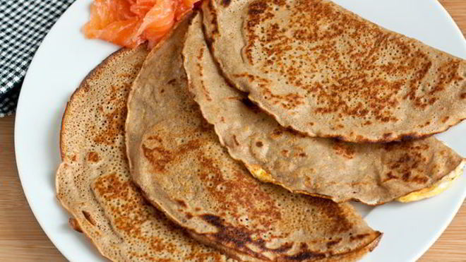 Рецепт Гречневые блинчики с яйцом