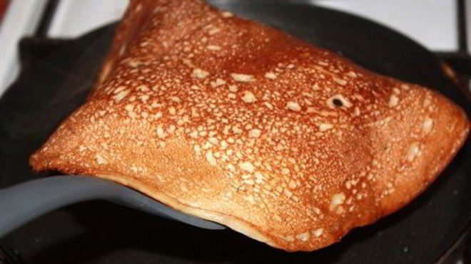 Рецепт Картофельные блинчики с кервельным соусом