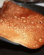 Картофельные блинчики с кервельным соусом