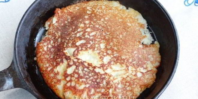 Рецепт картофельные блины на дрожжах