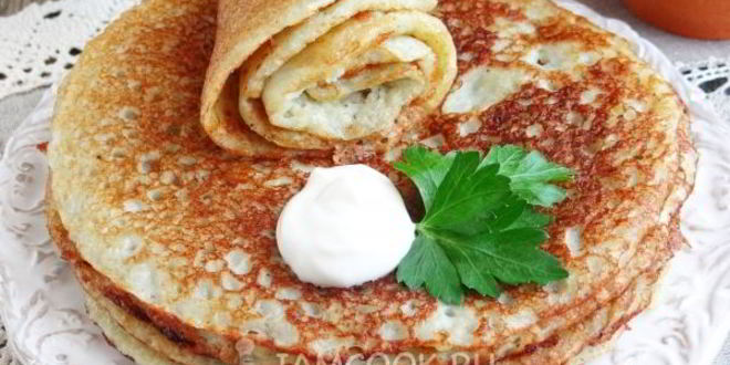 Рецепт картофельные блины на дрожжах