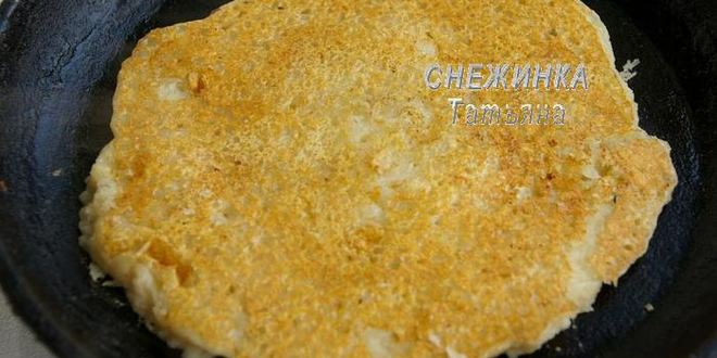 Рецепт картофельные блины, тушенные в горшочке с салом