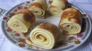 Рецепт Красивые блины в духовке мягкие толстые