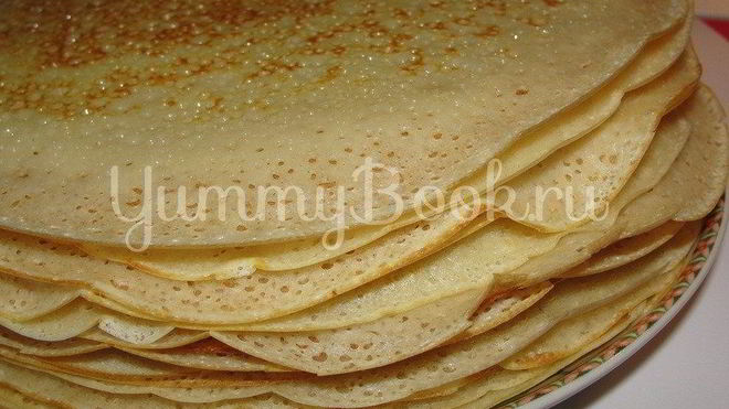 Рецепт Кружевные блинчики