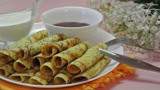 Рецепт Кукурузные блинчики с маком