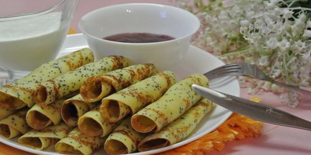 Как приготовить кукурузные блинчики с маком