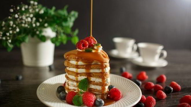 Рецепт Нежные панкейки на ряженке