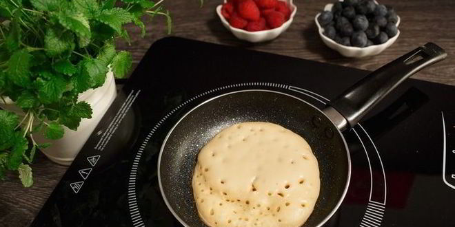 Рецепт нежные панкейки на ряженке