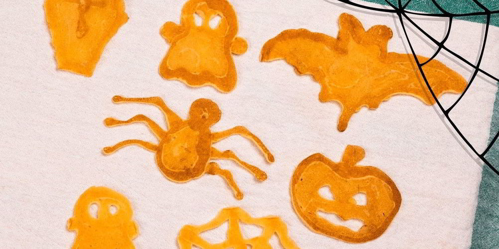 Как приготовить панкейки на хэллоуин