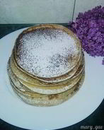 Панкейки с корицей на кефире