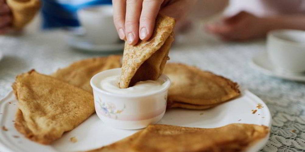 Как приготовить постные блины без яиц