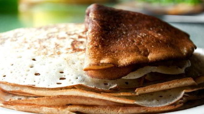 Рецепт Постные блины на закваске