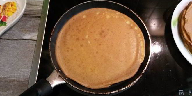 Рецепт пряничные блины на молоке