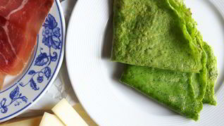 Рецепт Шпинатные блины