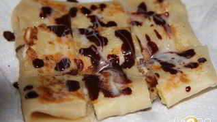 Рецепт Тайские блинчики с бананом и яйцом