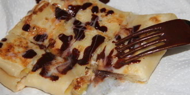 Рецепт тайские блинчики с бананом и яйцом