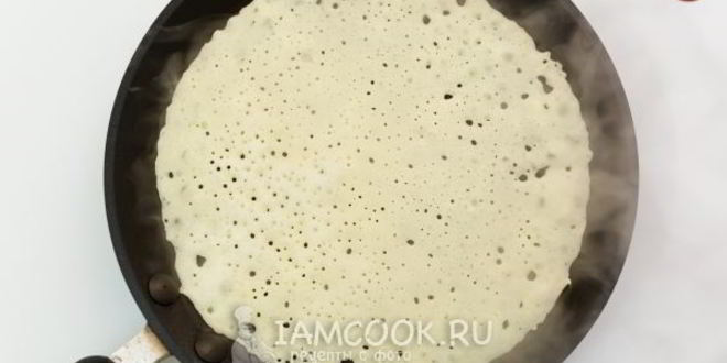 Рецепт тонкие ажурные блины на молоке