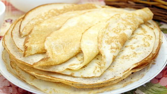 Рецепт Тонкие блинчики на молоке