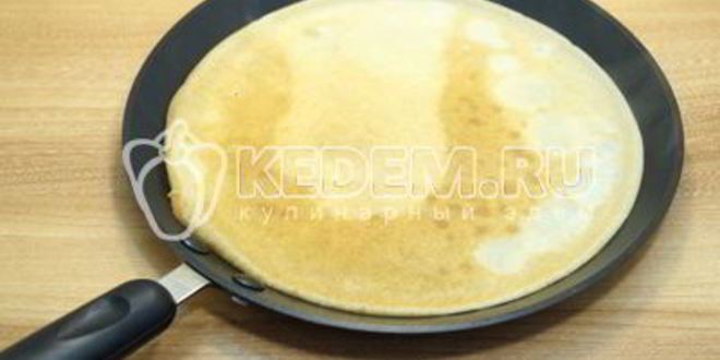 Рецепт тонкие блинчики на молоке