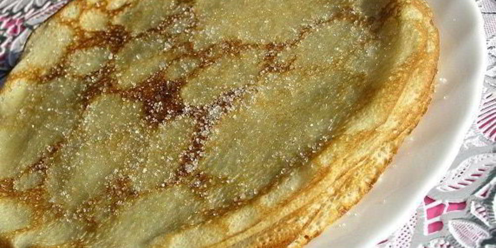 Как приготовить тонкие блинчики на сыворотке