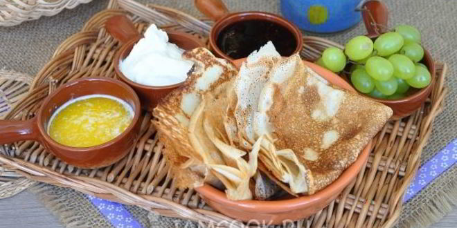 Рецепт тонкие блинчики на воде