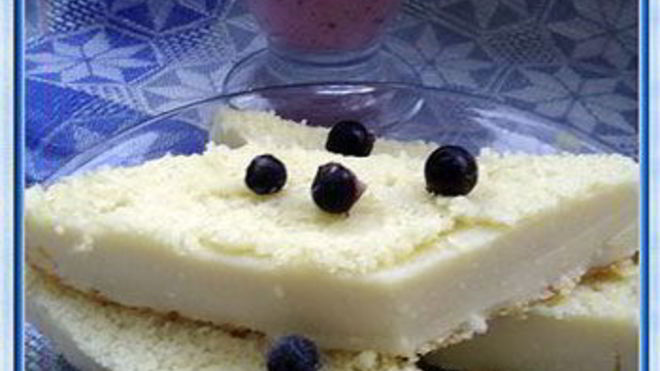 Рецепт Творожный запеченный блин