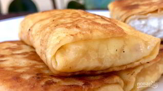 Рецепт Вкусные налистники с творогом