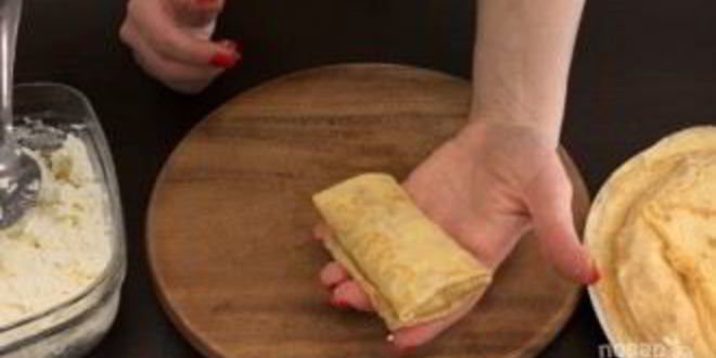 Рецепт вкусные налистники с творогом