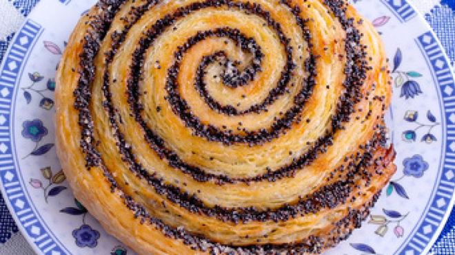 Рецепт Булочка Маковый завиток