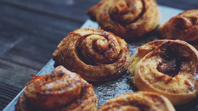 Рецепт Булочки с апельсином и корицей