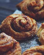 Булочки с апельсином и корицей