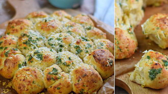 Рецепт Булочки с чесноком и сыром