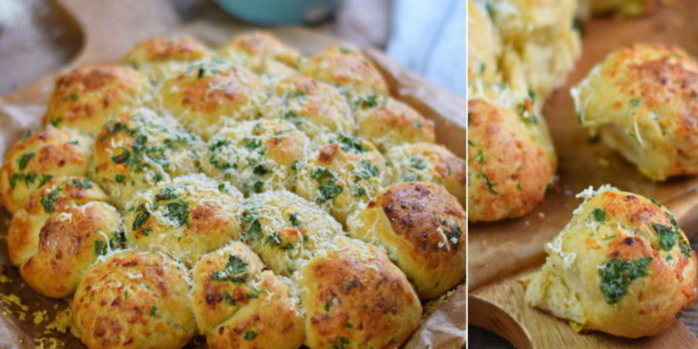Как приготовить булочки с чесноком и сыром